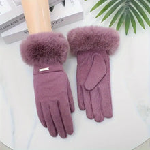Load image into Gallery viewer, Knitted Rabbit Plush Gloves