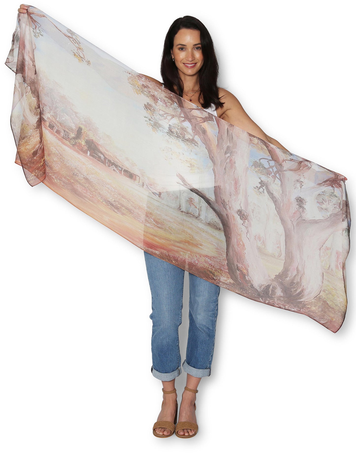Among the gum trees 200x70 Viscose - Modal Scarf
