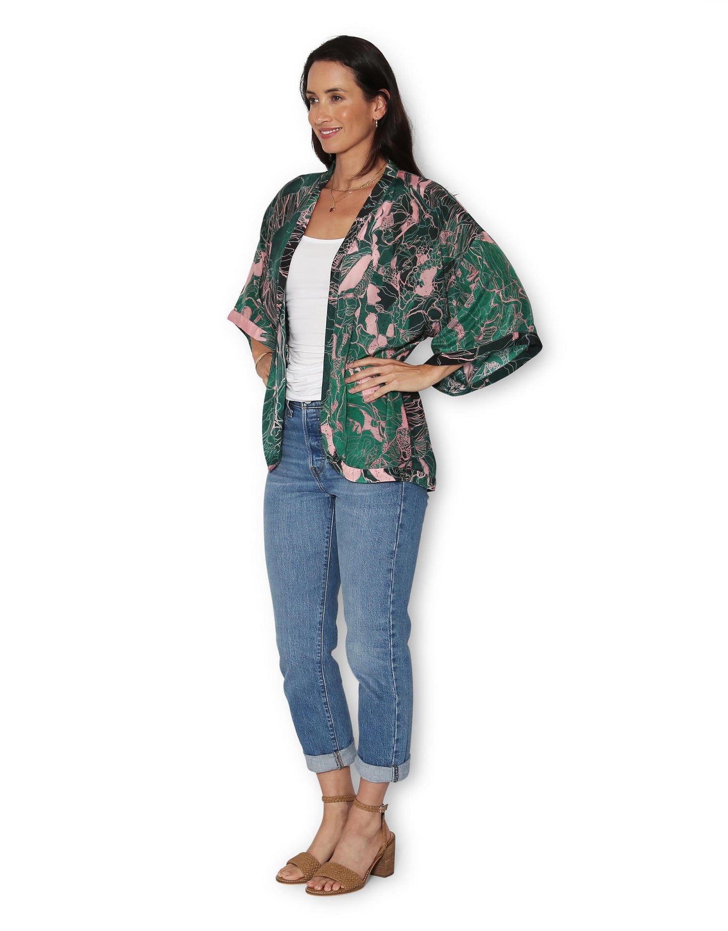 Twilight forest Short Kimono