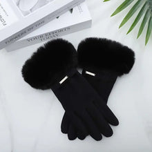 Load image into Gallery viewer, Knitted Rabbit Plush Gloves
