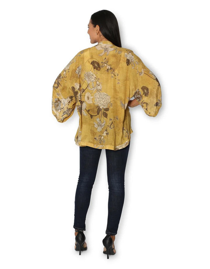 Oriente Foulard Silk Kimono by Giulio Iurissevich