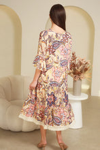Load image into Gallery viewer, Aaliyah 1/2 Sleeves Midi