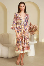 Load image into Gallery viewer, Aaliyah 1/2 Sleeves Midi