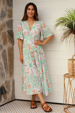 Load image into Gallery viewer, Luca Green Midi Dress
