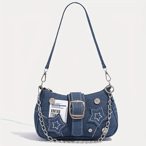 Denim Shoulder Bag