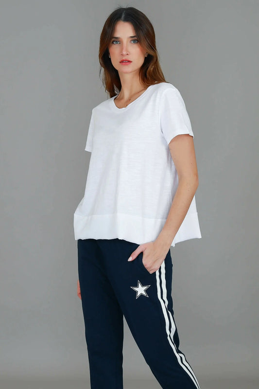 Shanti Cotton T-Shirt | Women's Cotton Crew Neck Tee