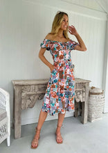 Load image into Gallery viewer, IVANA MIDI DRESS - RIO PRINT  REDUCED