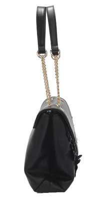 FLOWER SEQUIN FLAP BAG