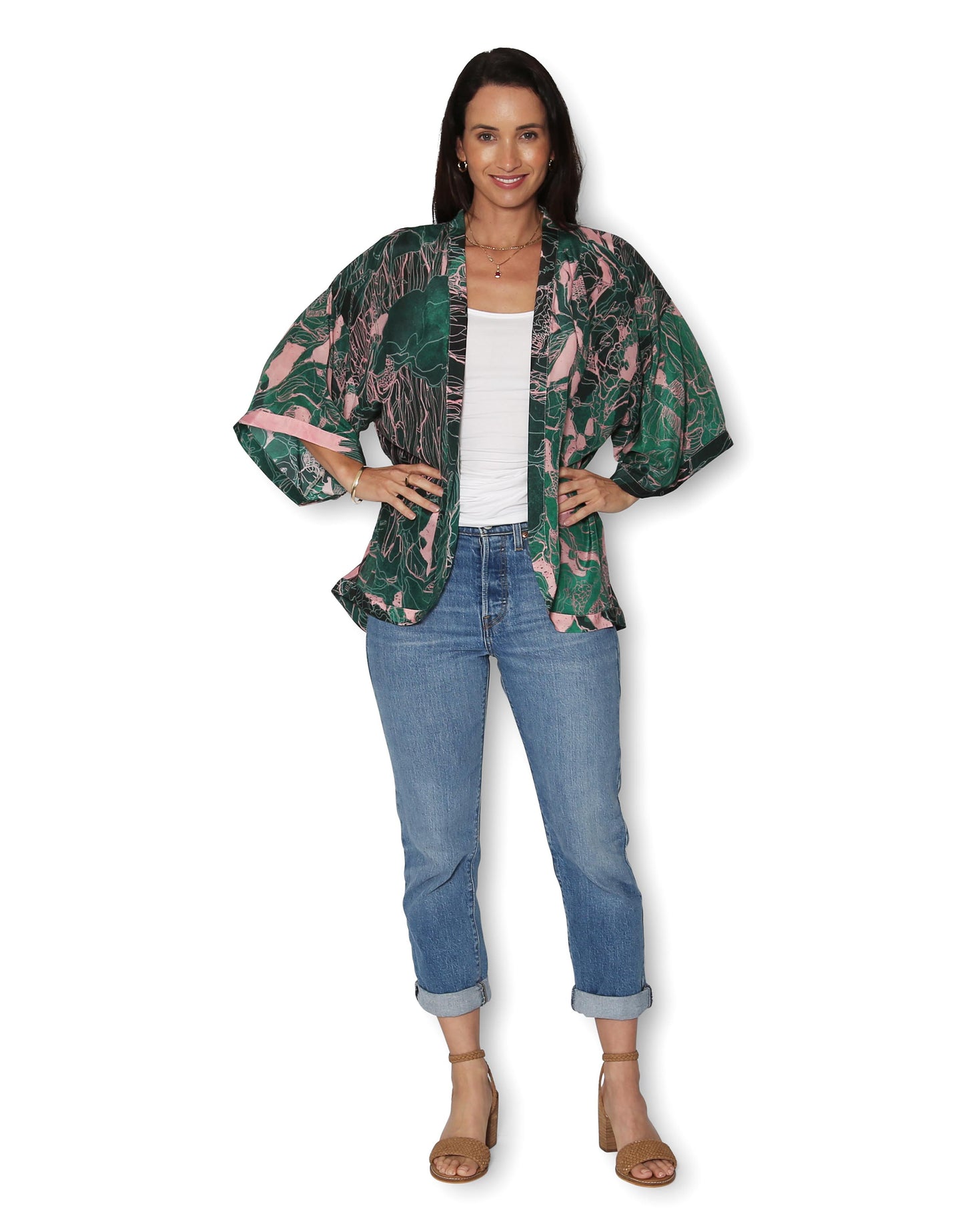 Twilight forest Short Kimono