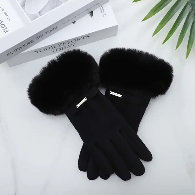Knitted Rabbit Plush Gloves