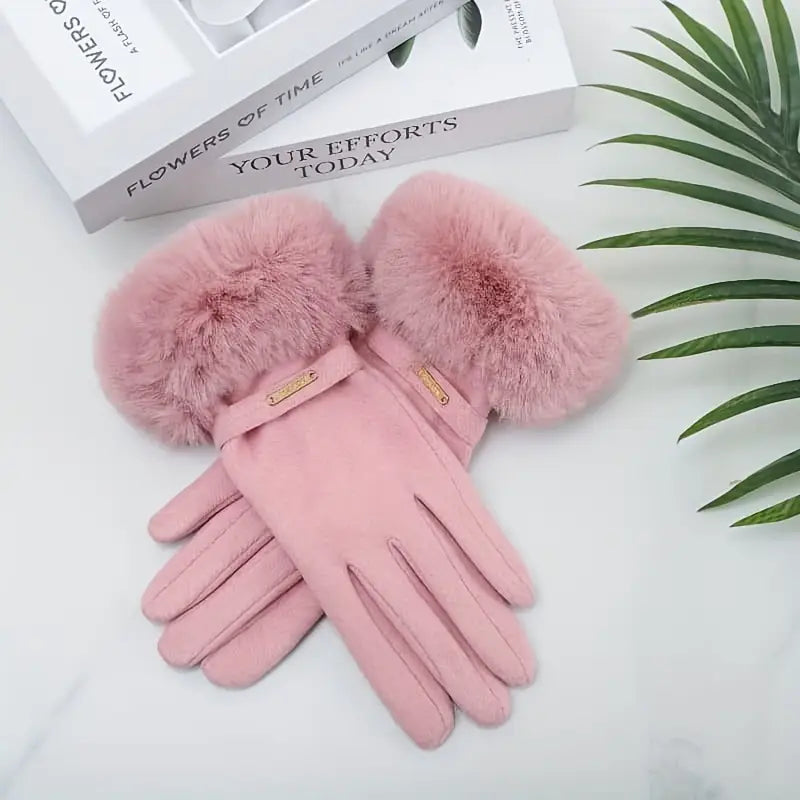 Knitted Rabbit Plush Gloves