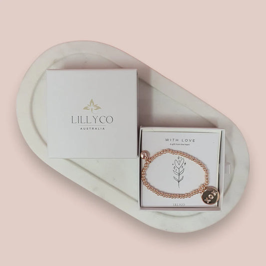 With Love #2 Boxed Rose Gold Bracelet