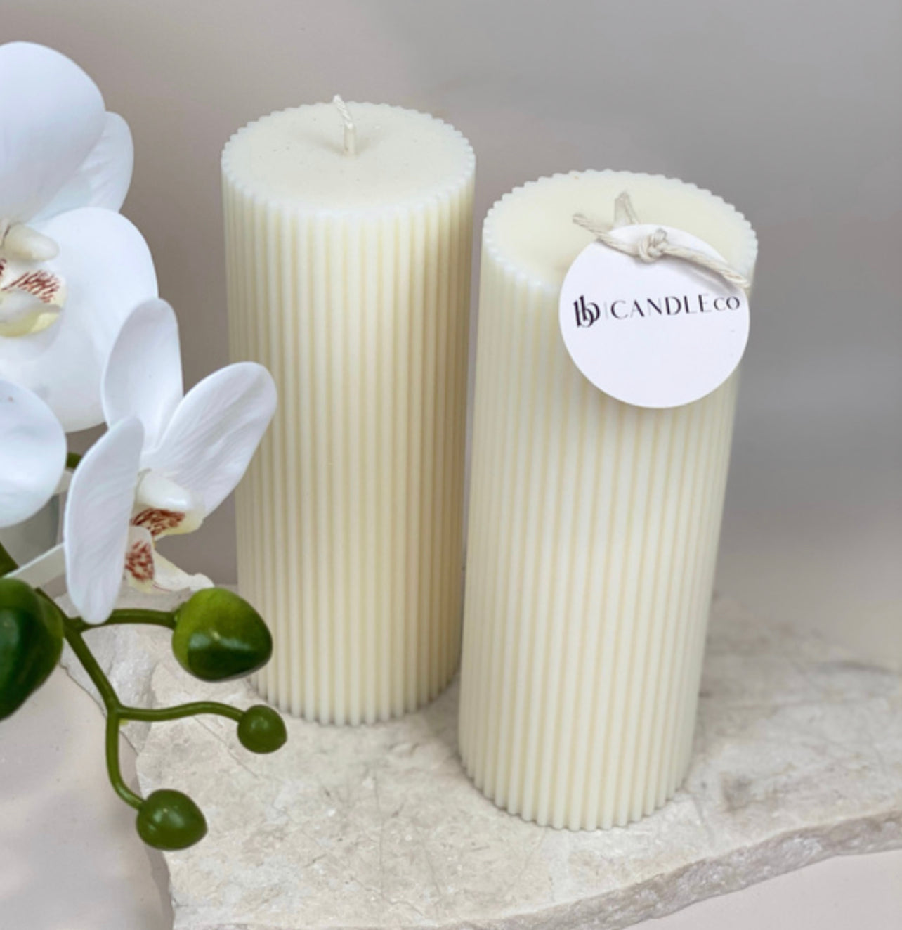 Elegant Pillar MEDIUM  - BB Candles