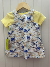 Load image into Gallery viewer, 6-8m White Blue Wrens/Floral