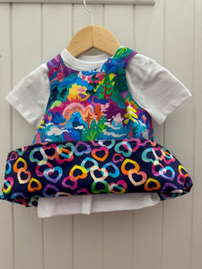 6-8m Colour Mountain Scene/Hearts