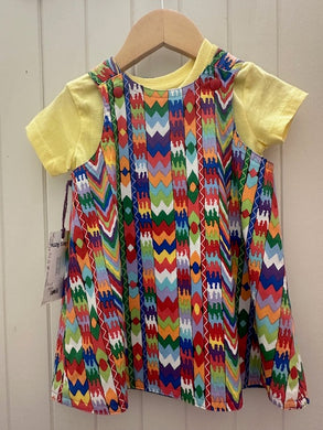 1yr Aztec Stripe/Blue feather