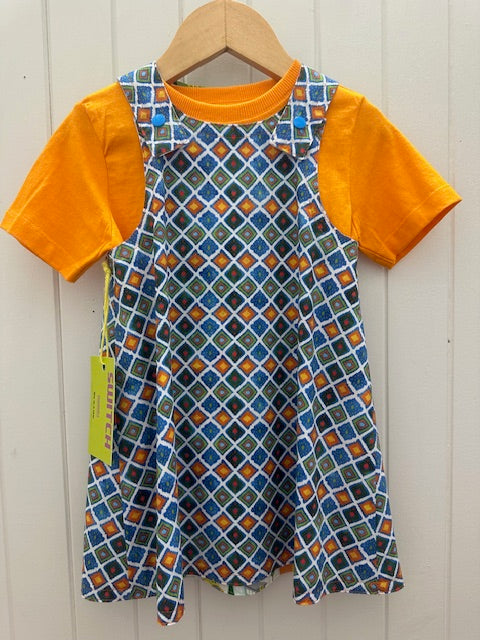 2yr Diamonds/ Road builders REVERSABLE Dress