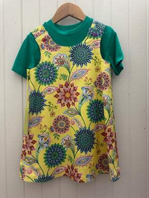 3yr Yellow Floral/Multi Col REVERSABLE Dress