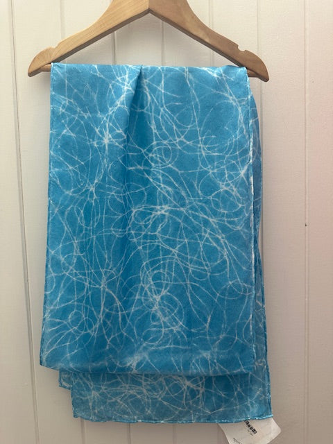 180x28 Hand Dyed Silk Scarf