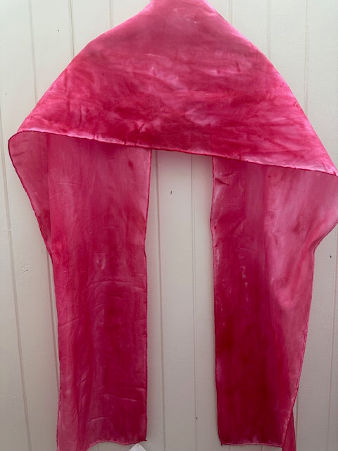 180x28 Hand Dyed Silk Scarf