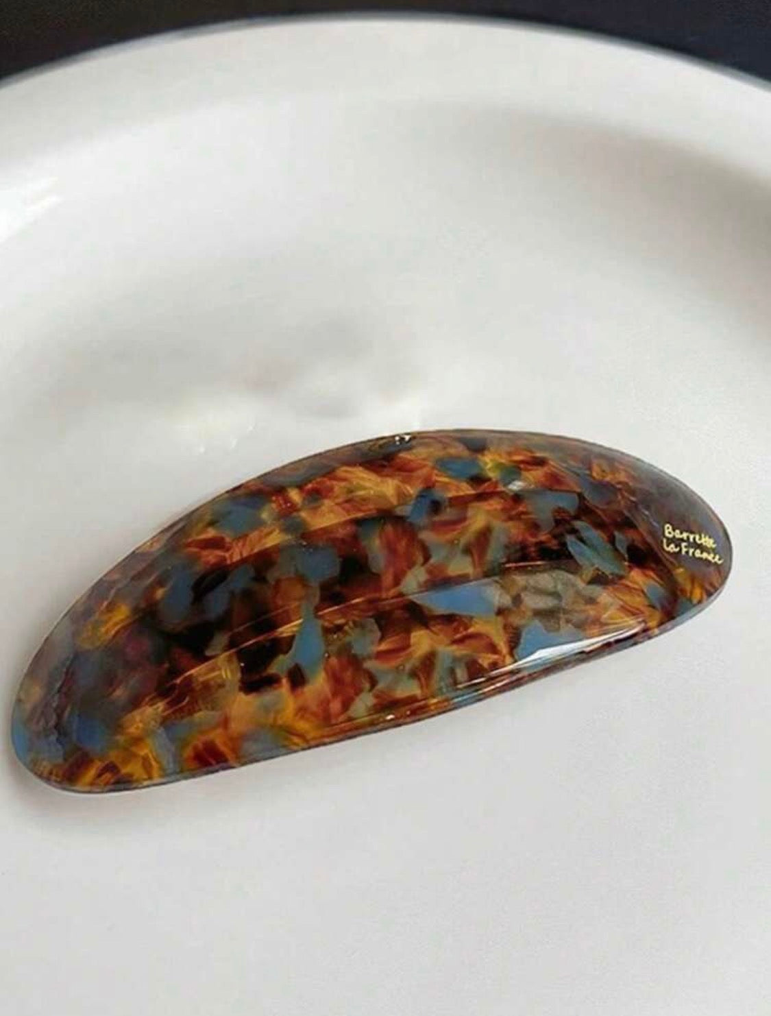 Paris Luxe Resin French Barrette Hair Clip
