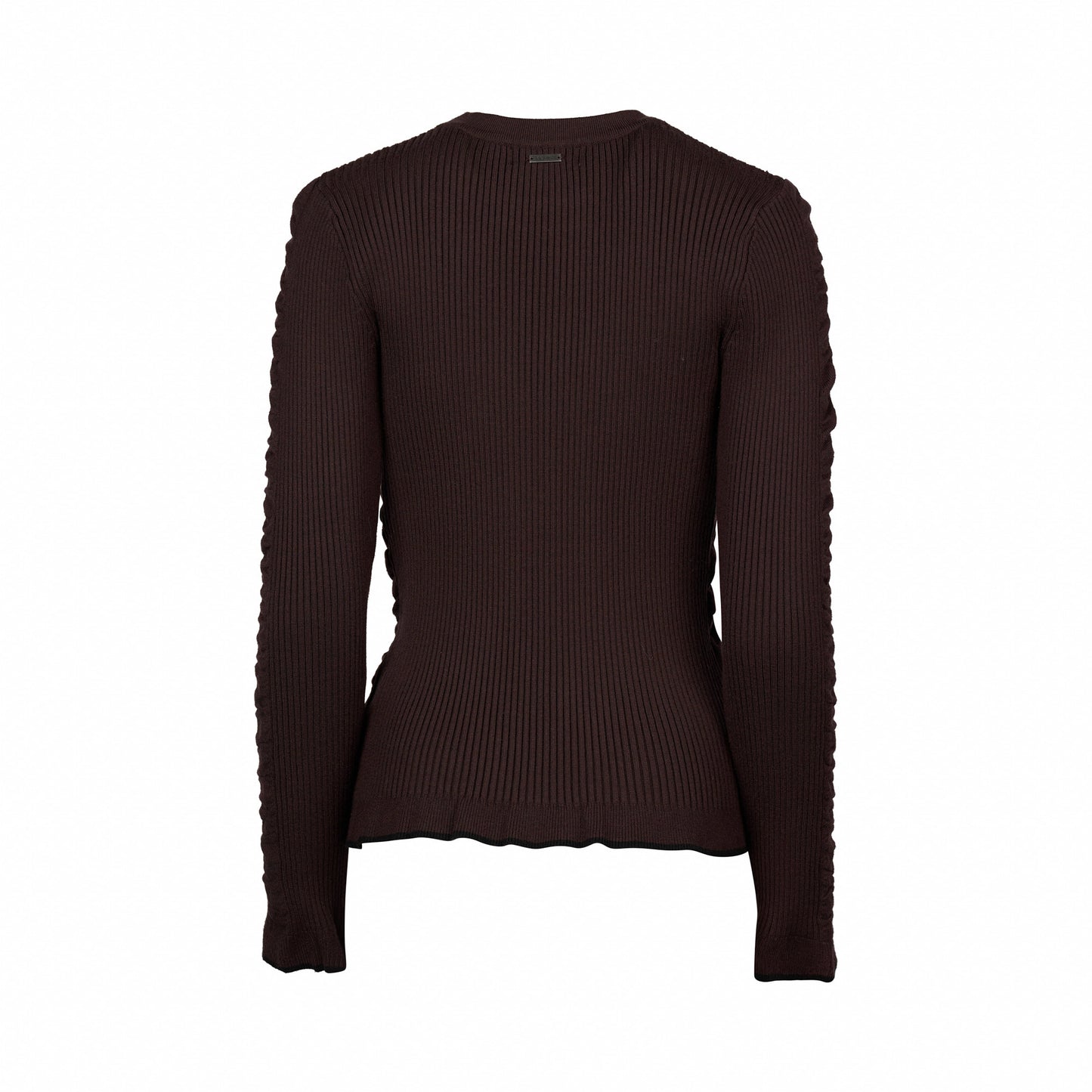 Luxe Sweater Chocolate/Black