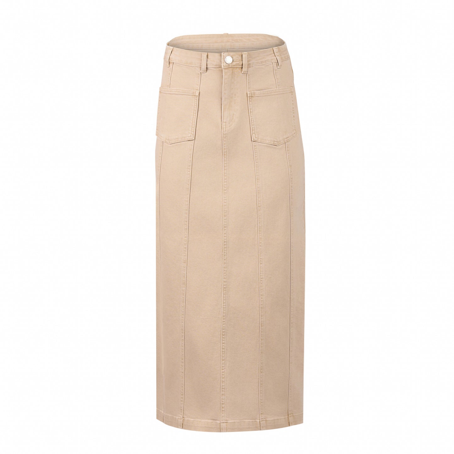 Cooper Skirt Oat Denim