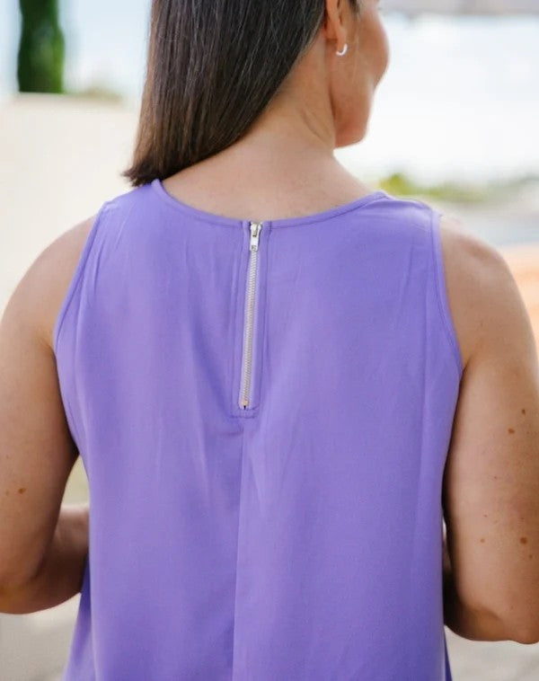 Kyra Sleeveless Top | Women's Everyday Tank Top | Lilac