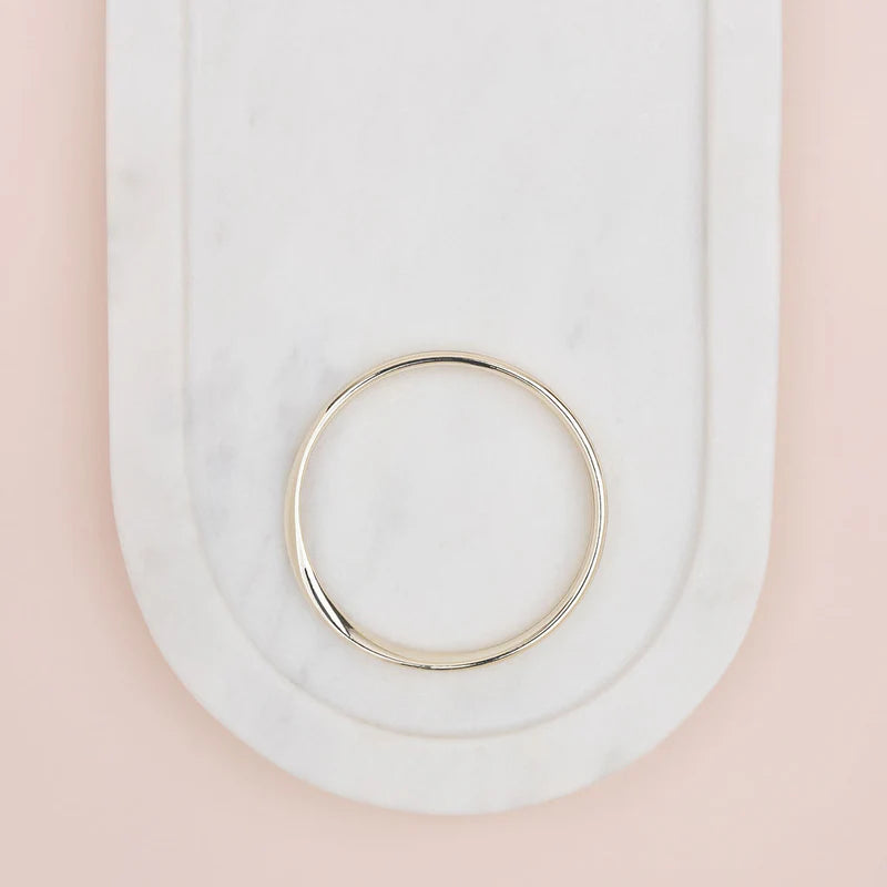 Light Gold Twisted Bangle