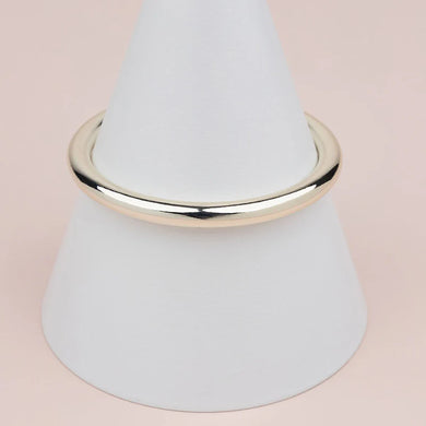 Yellow Gold Solid Bangle