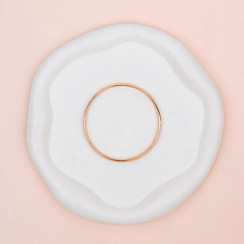 Rose Gold Thin Bangle