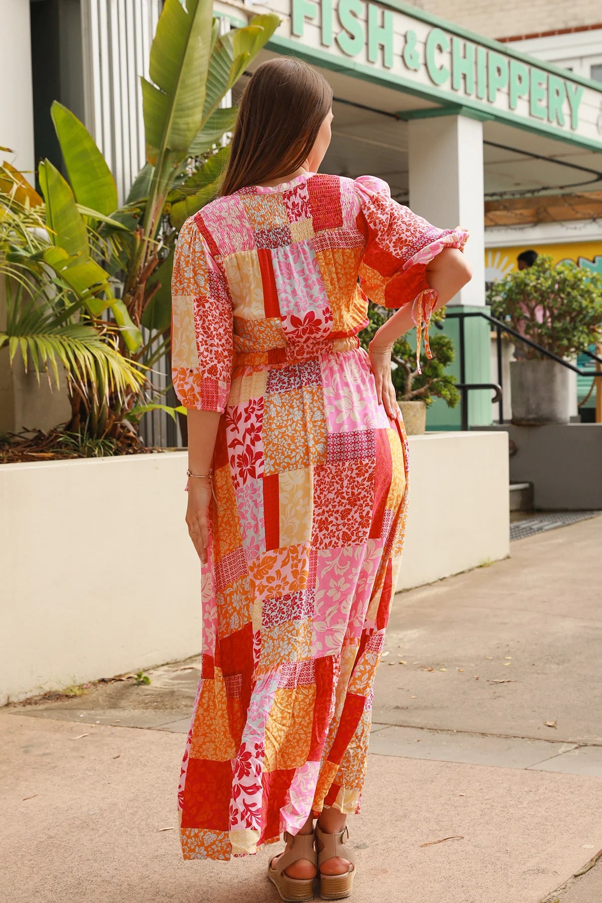 Ruby 1/2 Sleeve Maxi Dress