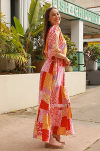 Ruby 1/2 Sleeve Maxi Dress