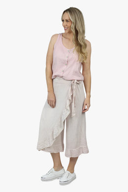 Pete Linen Pants BLUSH