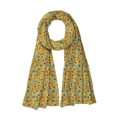 Van Gaugh Sunflower Scarf
