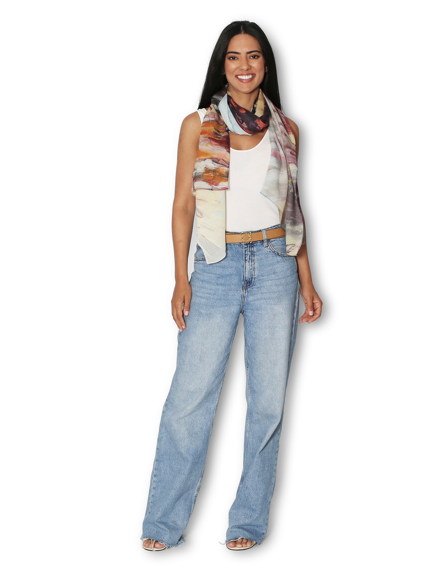 Spirit of Uluru 200x70 Wool Scarf