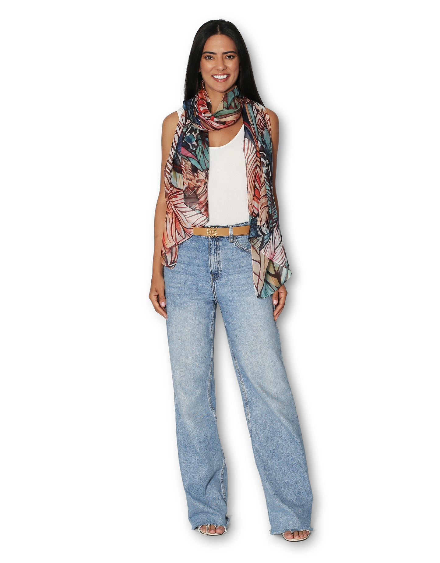 Wild Symphony 200x70 Viscose - Modal Scarf