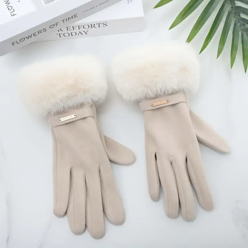 Knitted Rabbit Plush Gloves