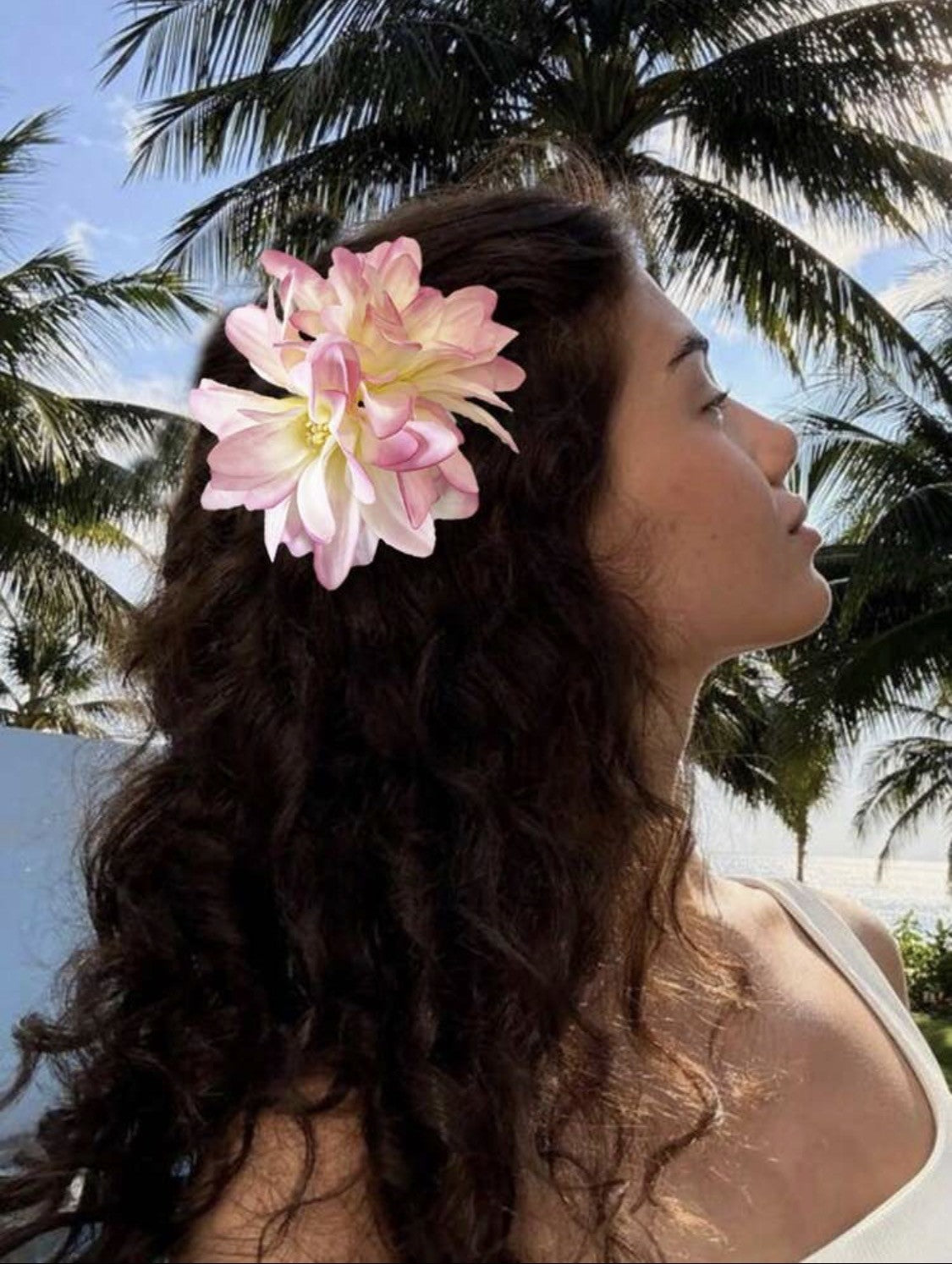 Aloha Tropical Flower Hair Clip – 11.5cm