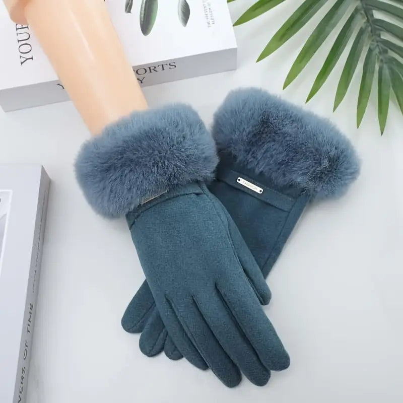 Knitted Rabbit Plush Gloves