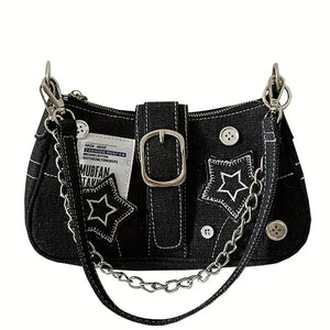 Denim Shoulder Bag