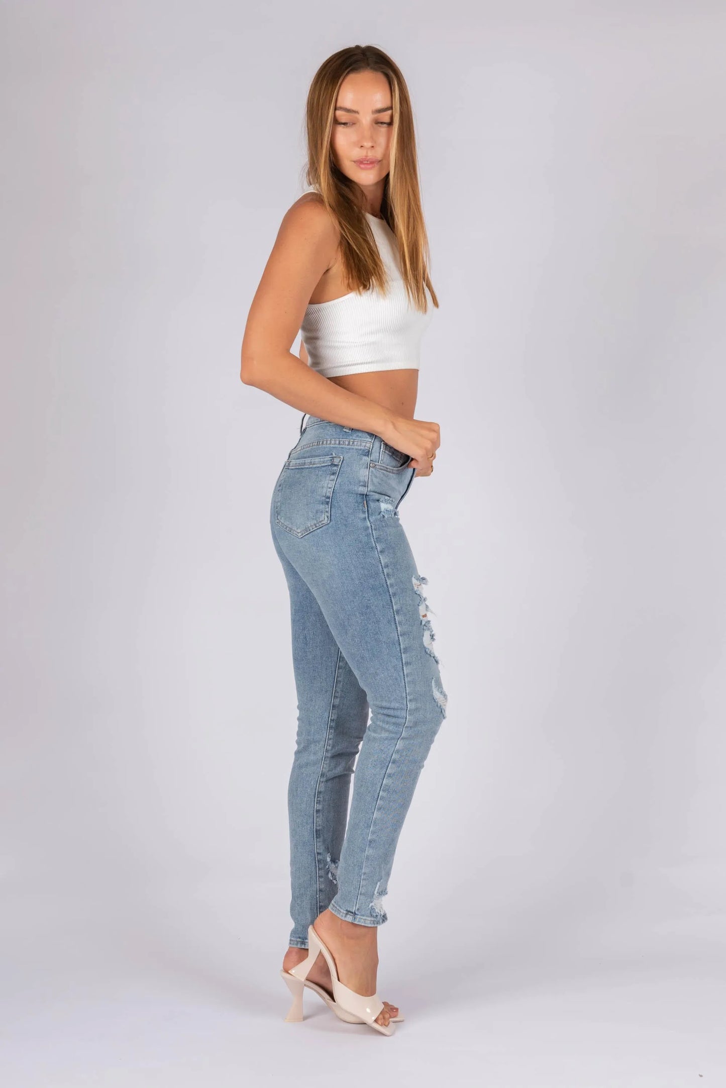 Melody Pants   Bylily Denim by Wakee