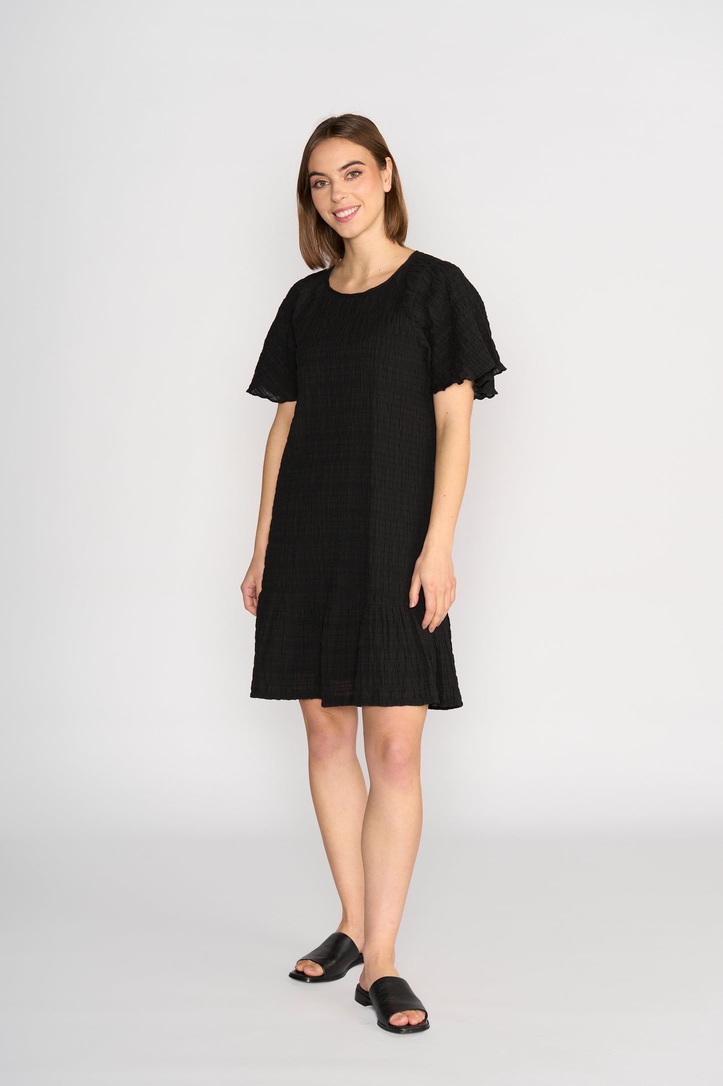 Eclipse Dress	Black Texture