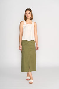 Evolve Top - White Check