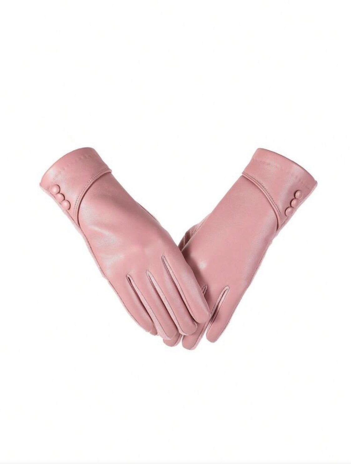 Women’s Faux Leather Touchscreen Gloves | Warm Thermal Winter Gloves