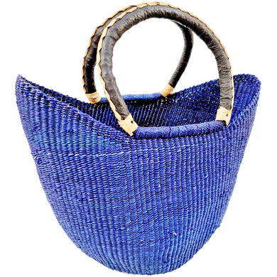 Bolga Basket XL U Shopper BLUE  (1e)