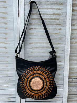 Brown/Tan/Beige Leather Handbag